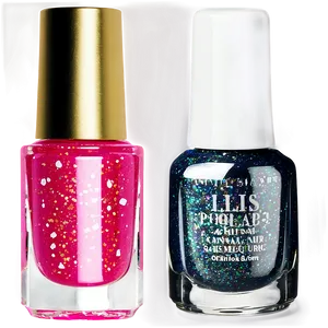 Glitter Nail Polish PNG Hvm26 PNG