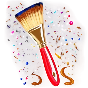 Glitter Paint Brush PNG 17