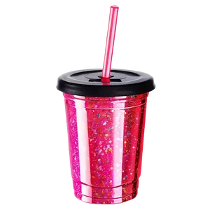 Glitter Plastic Cup PNG Myq