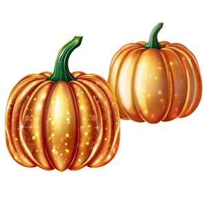 Glitter Pumpkin Clipart PNG Und32 PNG