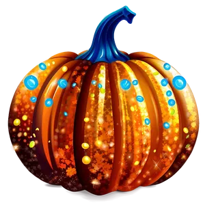 Glitter Pumpkin Clipart PNG Vaq PNG