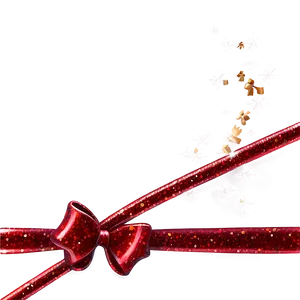 Glitter Red Bow PNG Cmq PNG