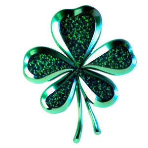 Glitter Shamrock PNG 05242024