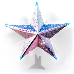 Glitter Star Shine Png 05032024 PNG image