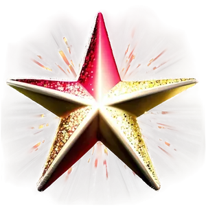 Glitter Star Shine PNG 40