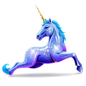 Glitter Unicorn Fantasy PNG 25