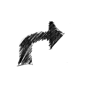 Glittering Arrow Black Background