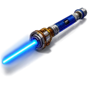 Glittering Blue Lightsaber Beam PNG Ggs51 PNG