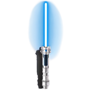 Glittering Blue Lightsaber Beam PNG Raw55 PNG