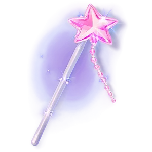 Glittering Fairy Wand Png 06292024 PNG image