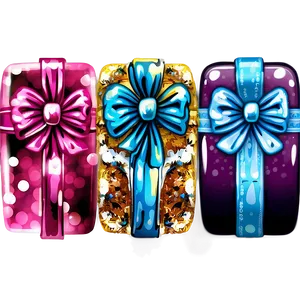 Glittering Gift Box PNG 99