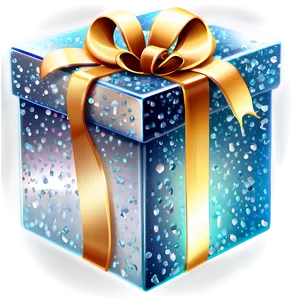Glittering Gift Box PNG Udb