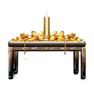 Glittering Gold Altar PNG 06242024 PNG