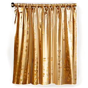 Glittering Gold Curtain Png Xpu86 PNG image