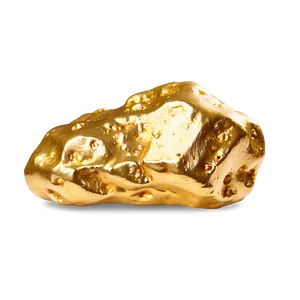 Glittering Gold Nugget Png 06132024 PNG image