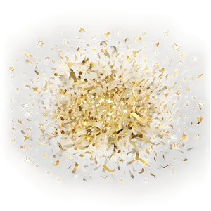 Glittering Golden Confetti Png 48 PNG image