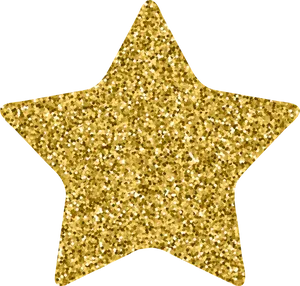 Glittering Golden Star Texture PNG image