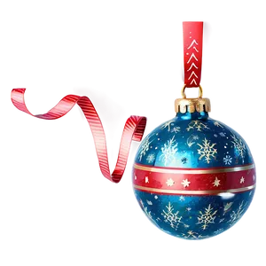 Glittering Happy Holidays Ornament PNG 05232024 PNG
