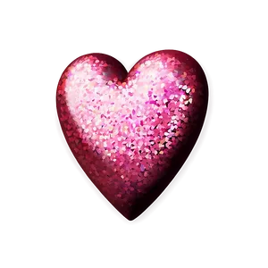 Glittering Heart PNG Hdr24
