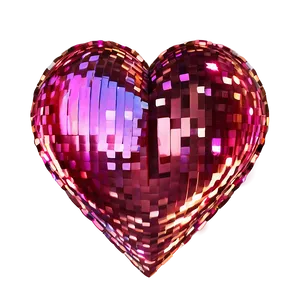 Glittering Heart PNG Uie