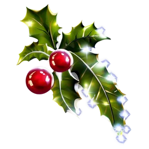 Glittering Holly Png Cti PNG image