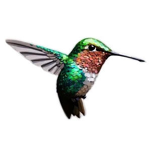 Glittering Hummingbird PNG Yio PNG