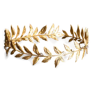 Glittering Laurel Crown PNG Rof