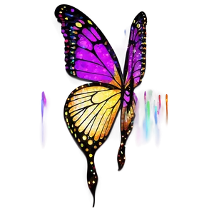 Glittering Purple Butterfly Png 84 PNG image