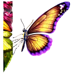 Glittering Purple Butterfly Png Fpl79 PNG image
