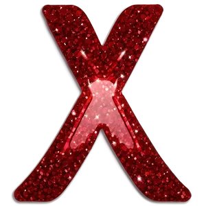 Glittering Red X Png Jpy PNG image