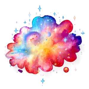 Glittering Stardust Cloud Png 50 PNG image