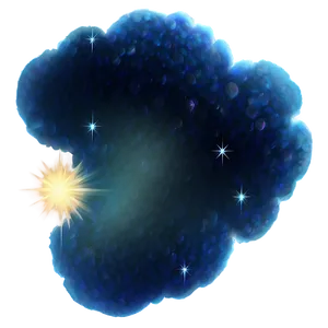 Glittering Stardust Cloud Png 93 PNG image