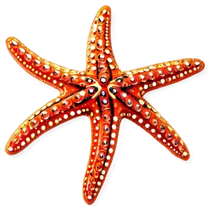 Glittering Starfish Clip PNG Eqo94
