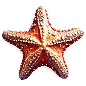 Glittering Starfish Clip PNG Svh