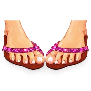 Glittering Toes Png 9 PNG image