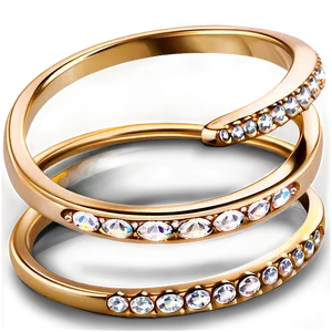 Glittering Zirconia Rings PNG 06122024 PNG