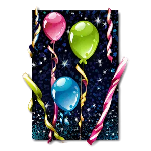 Glittery Celebration Card PNG 68 PNG