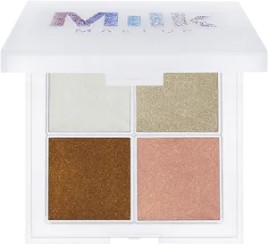 Glittery Eyeshadow Palette Quad PNG image