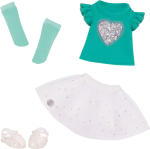Glittery Girls Outfit Set