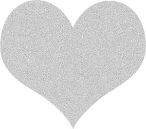Glittery Heart Shape
