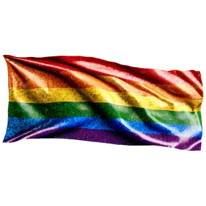 Glittery Lgbt Flag PNG Drv