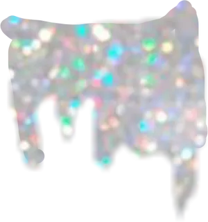 Glittery Surface Through Silhouette