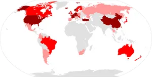 Global Blood Donation Rates Map PNG image