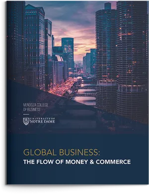 Global Business Flowof Moneyand Commerce PNG image