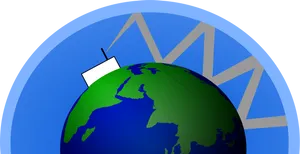 Global Communication Network PNG
