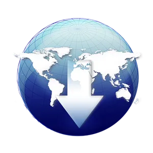 Global Download Icon PNG image