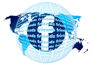 Global Friends Word Cloud