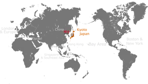 Global Innovation Hubs Map PNG image