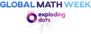 Global Math Week Exploding Dots PNG image