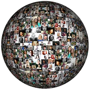 Global Mosaicof Faces